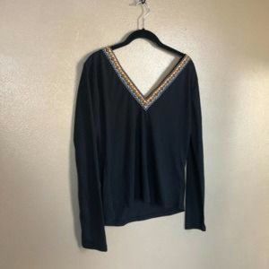 Shein VNeck / VBack Top Size M/6